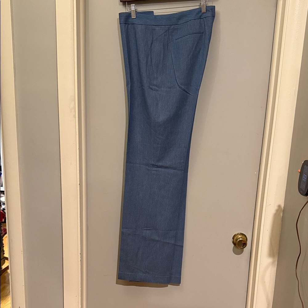 T Tahari Women's Classic Blue Trousers